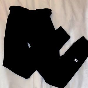Black leggings with draw string